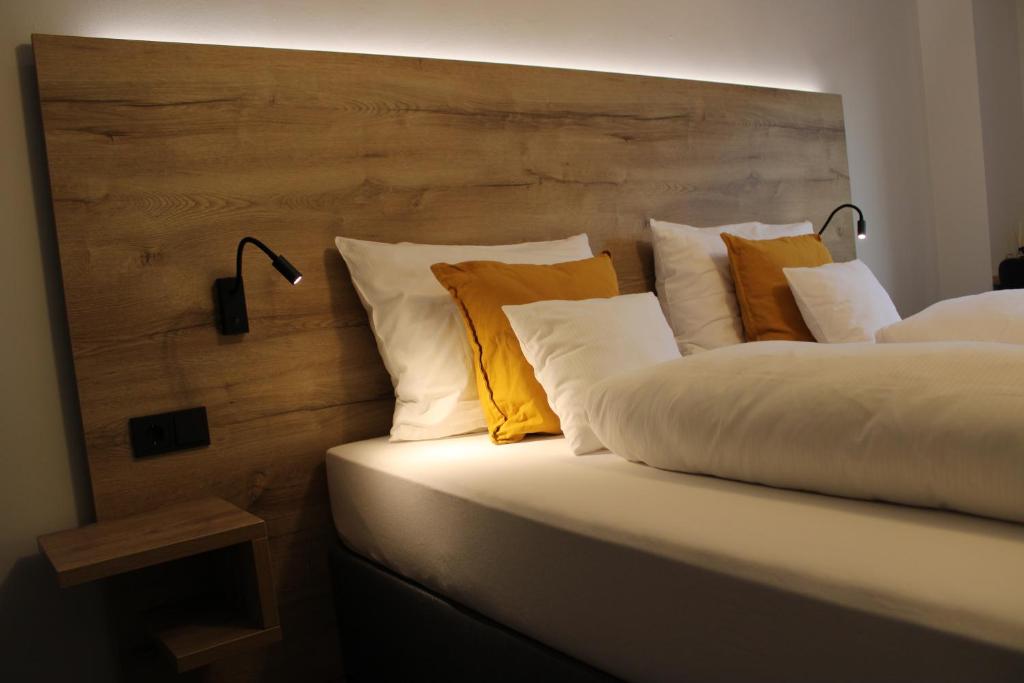 Postel nebo postele na pokoji v ubytování Motel Hasetal