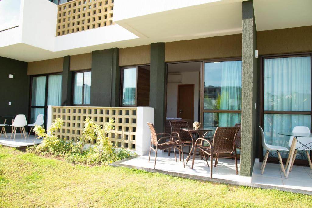 En have udenfor FLAT TÉRREO - MANA BEACH EXPERIENCE - PRAIA DE MURO ALTO