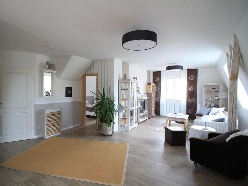 Ένα ή περισσότερα κρεβάτια σε δωμάτιο στο Holiday apartment MozartMansarde