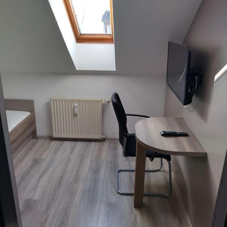 TV a/nebo společenská místnost v ubytování Pension Goldenes Vogtland