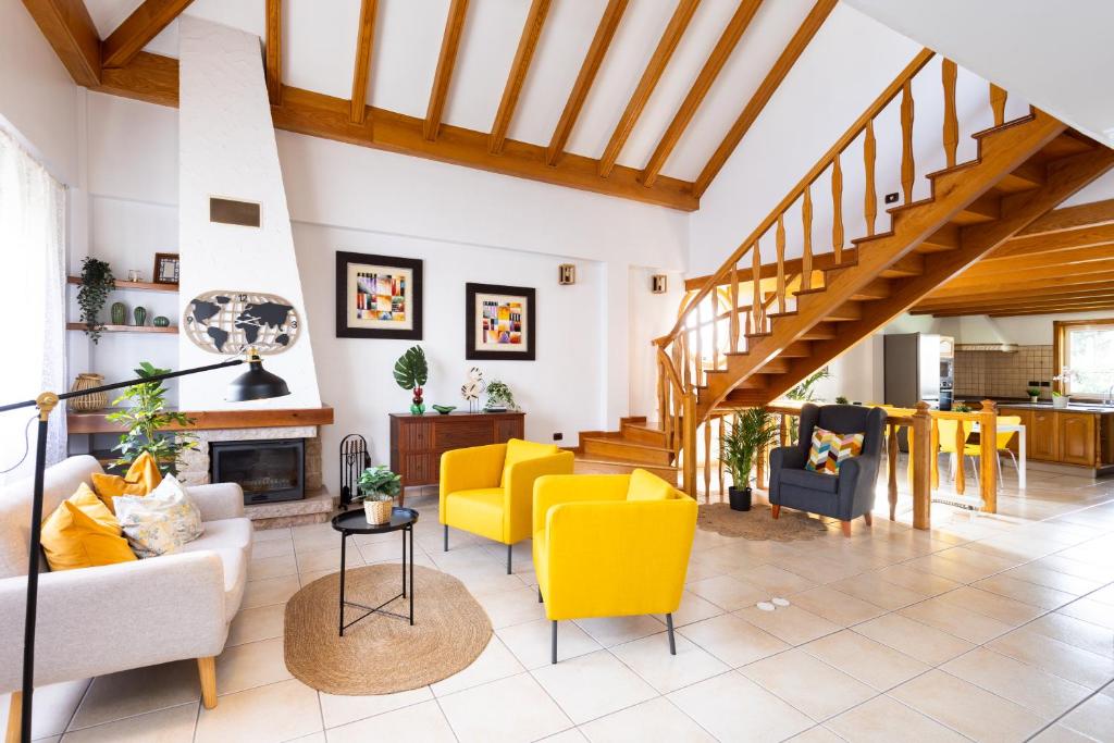 Posezení v ubytování Casa Lali Habitación 3