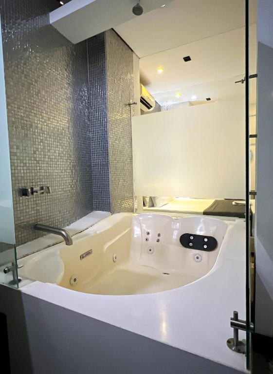 Koupelna v ubytování Hotel 47 Medellin Center