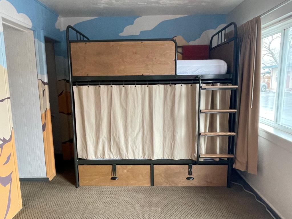 Postel nebo postele na pokoji v ubytování RAD Hostel
