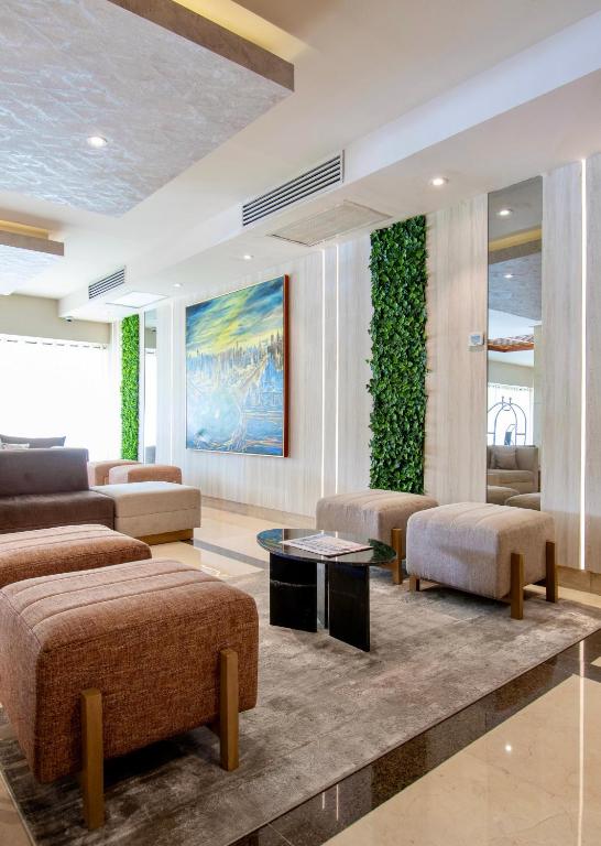Posezení v ubytování Hotel Plaza Diana