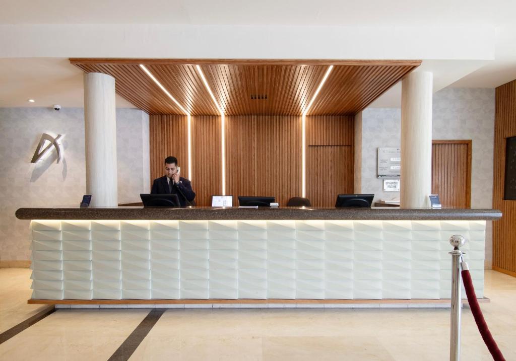 Vstupní hala nebo recepce v ubytování Hotel Plaza Diana