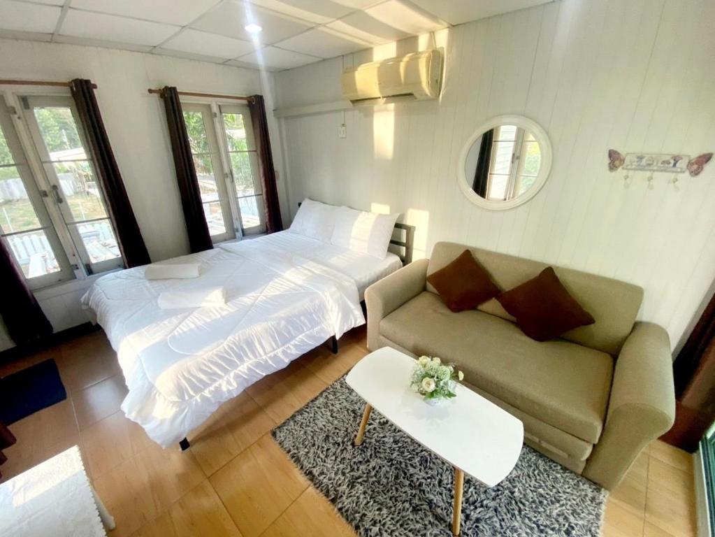 Letto o letti in una camera di Sleep Home Khaoyai