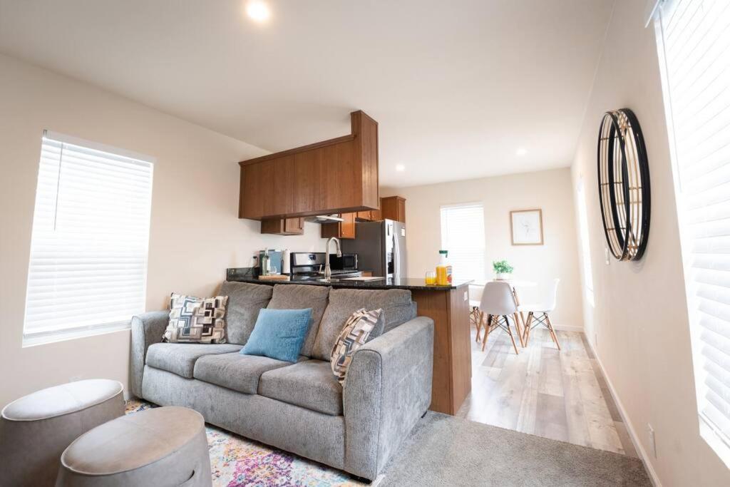 A seating area at 2-Bedroom SLO Bungalow House