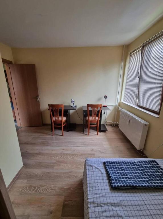 Postel nebo postele na pokoji v ubytování Апартамент Плевен