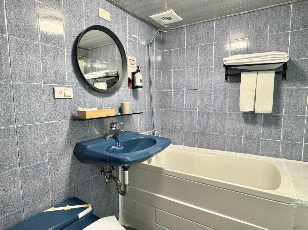 Koupelna v ubytování Meworld Hotel - Zhongshan