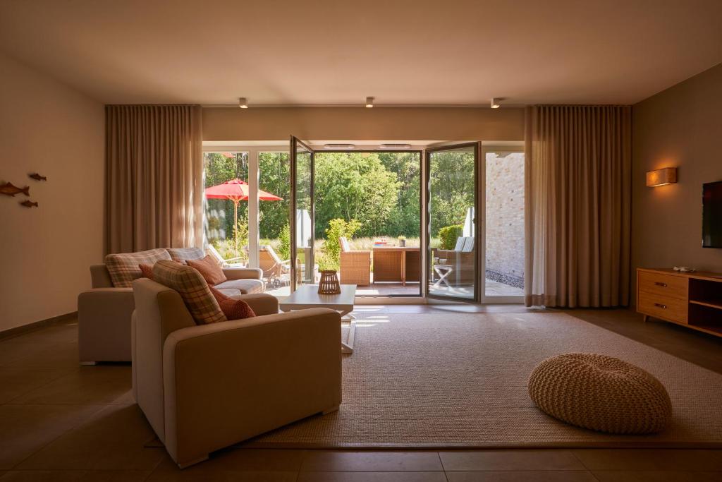 Posezení v ubytování Aalernhüs hotel & spa