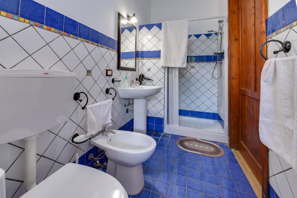 Koupelna v ubytování Case Vacanze Castellana Dream