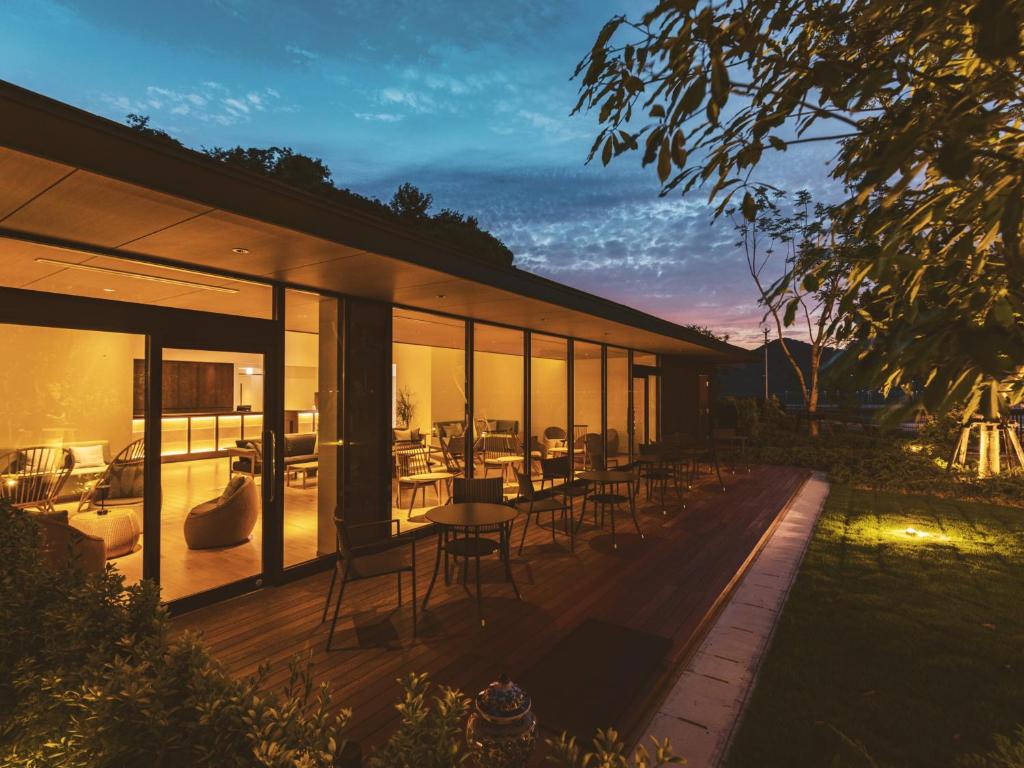 Zahrada ubytování Etajimasou Hotel & SPA Hiroshima