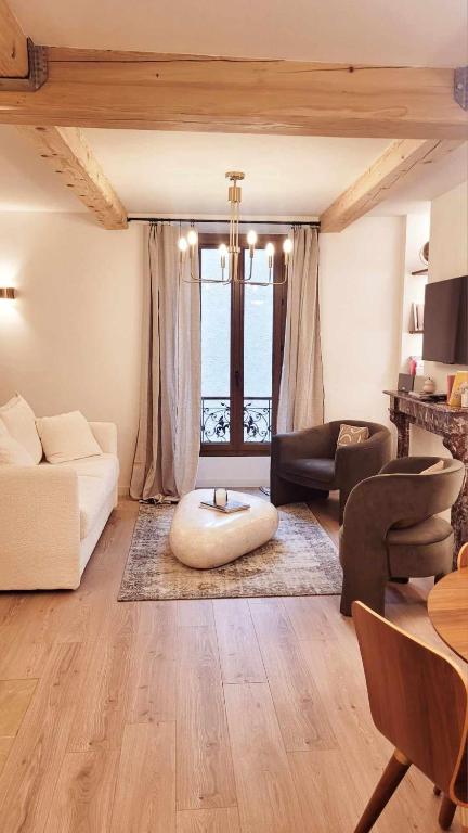 Posezení v ubytování Verdon - Appartement d'Architecte