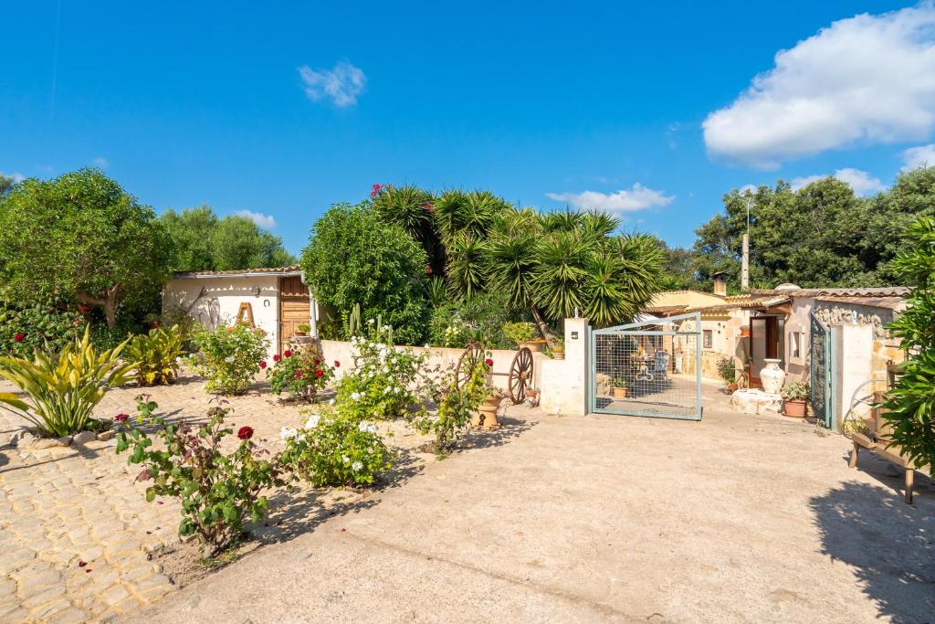 A garden outside Villa KASHMIR by Mallorca Villa Selection