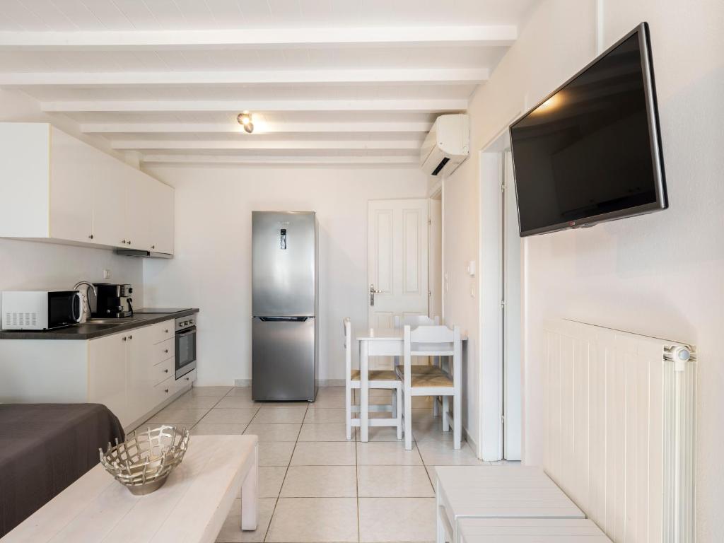 Kuchyň nebo kuchyňský kout v ubytování BayBees Sea View Residence