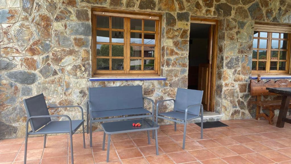 Patio nebo venkovní prostory v ubytování Mar y Montaña - casa completa finca privada