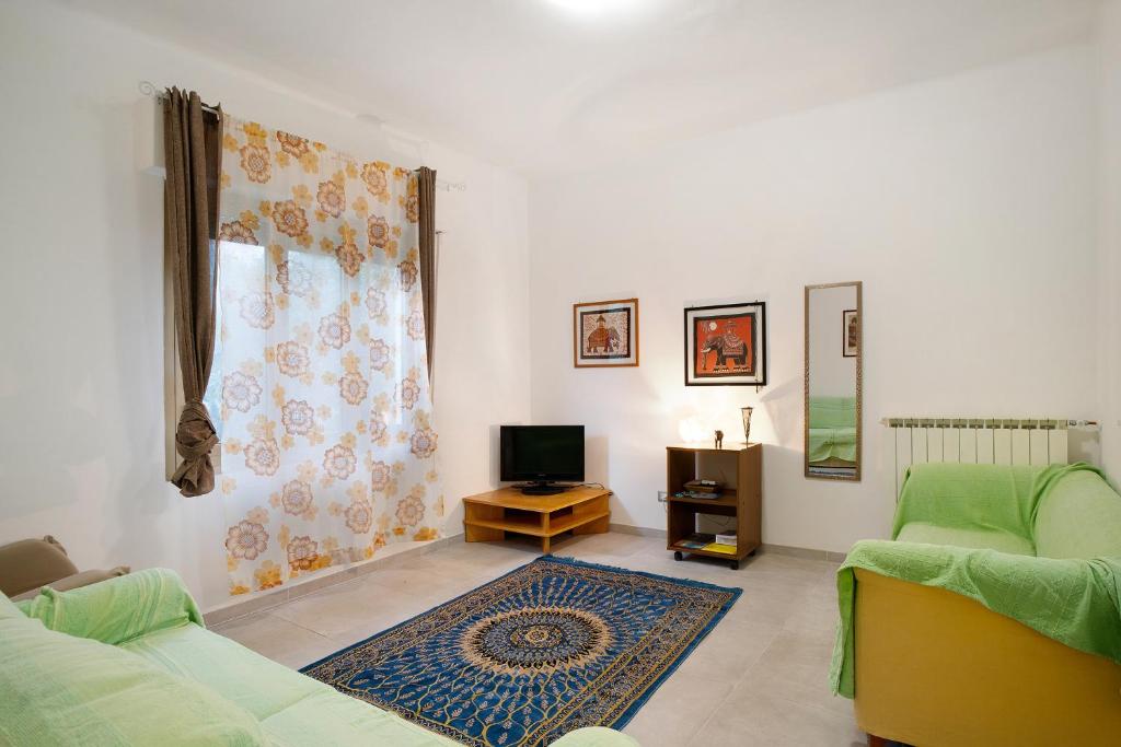Posezení v ubytování Casa Rosy
