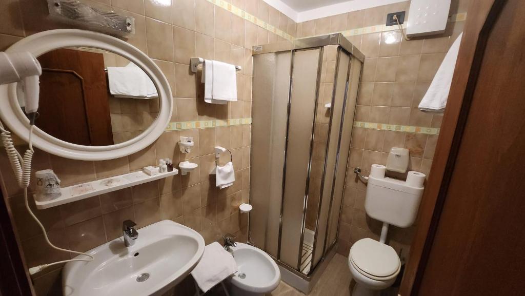 Koupelna v ubytování Inter Hotel B&B