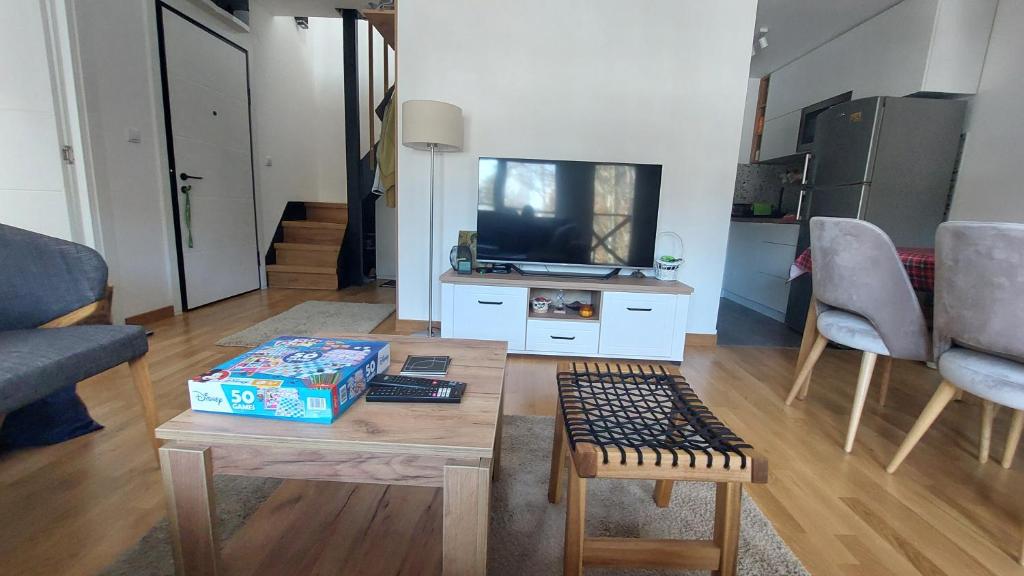 Televisi dan/atau pusat hiburan di Apartman Kiara