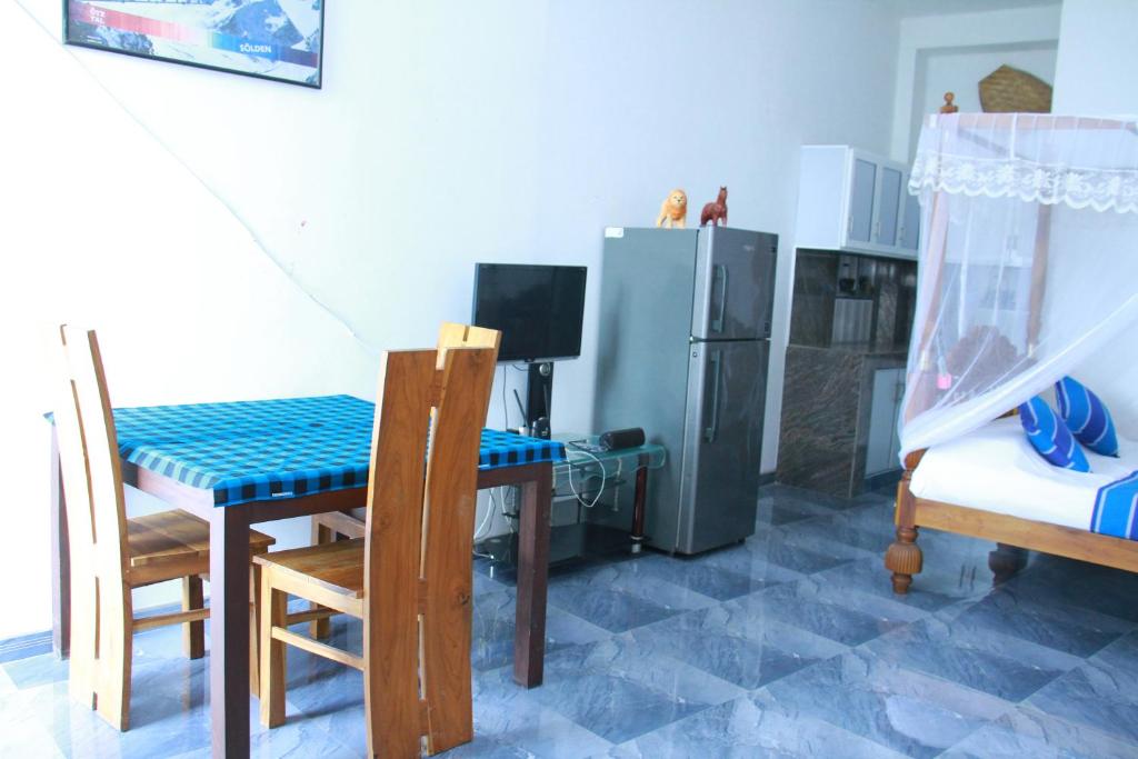 Kuchyň nebo kuchyňský kout v ubytování Mama's Hotel Weligama