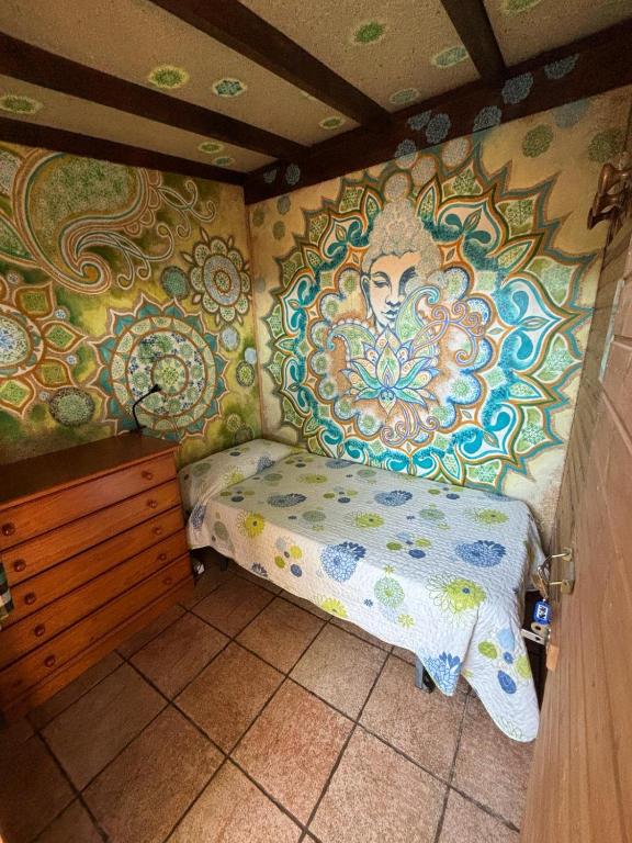 Postel nebo postele na pokoji v ubytování Hostel Los Duendes del Sur