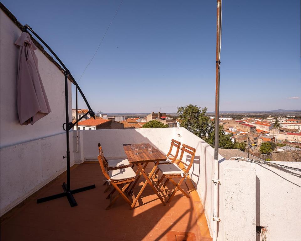 Balkón nebo terasa v ubytování La Casa de Leo - El Casar de Leo