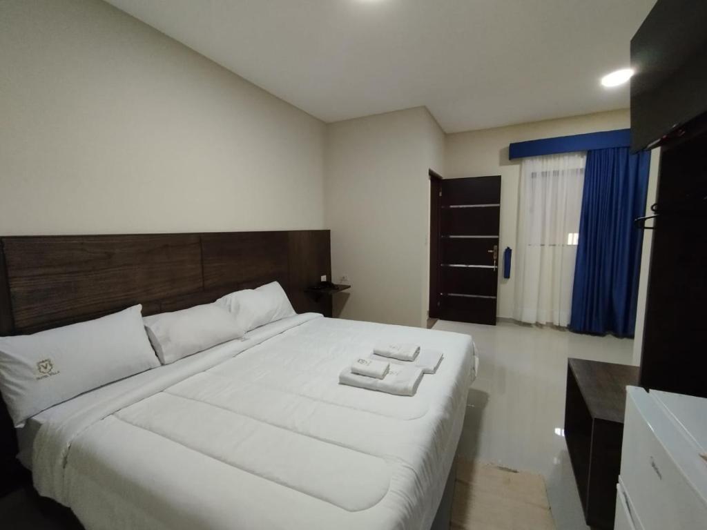 Postel nebo postele na pokoji v ubytování Hotel Villa