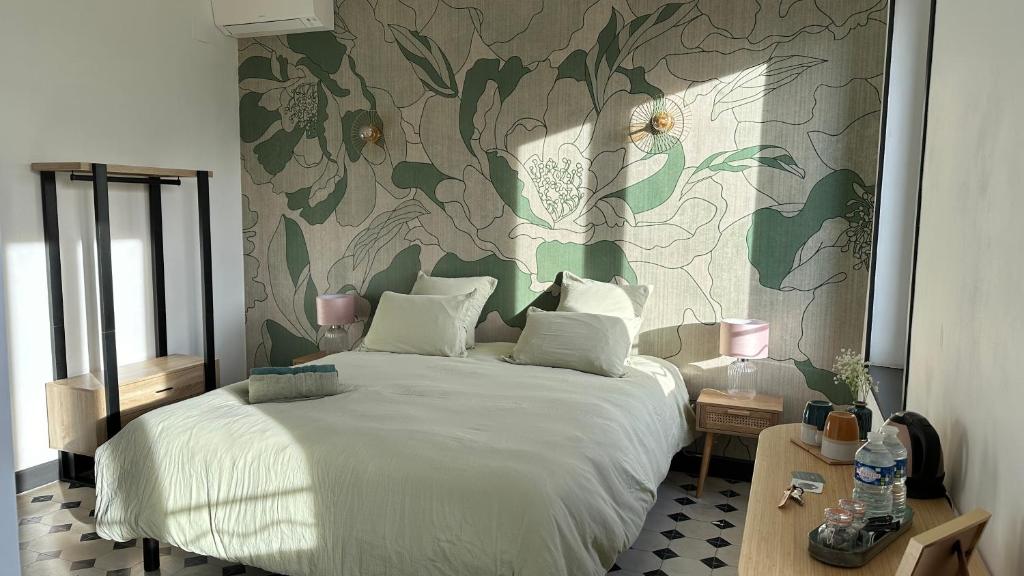 Fotografie z fotogalerie ubytování Chambre Pivoine au Domaine de l'Aven v destinaci Villeneuve-Minervois