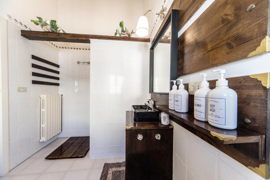 Kuchyň nebo kuchyňský kout v ubytování B&B Camera a Sud Mare'