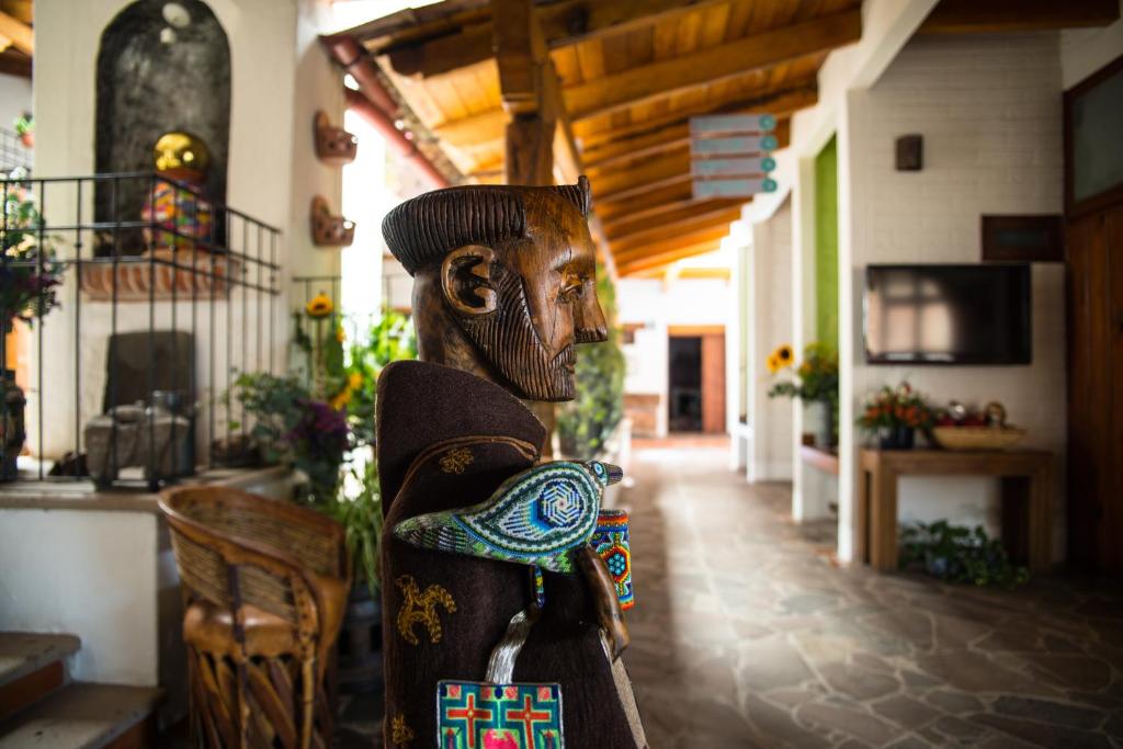 Istumisnurk majutusasutuses Hotel La Casona