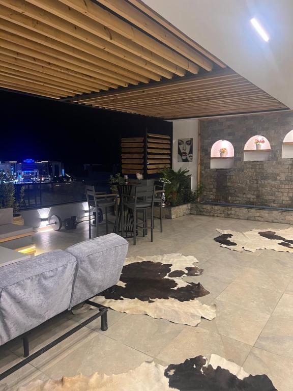 Patio nebo venkovní prostory v ubytování Sallam Lux Property