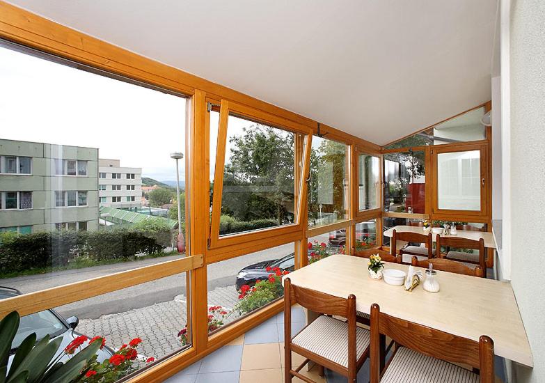 Balkón nebo terasa v ubytování HOTEL RAJSKY