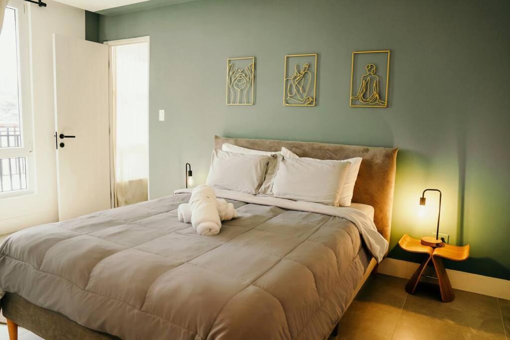 Postel nebo postele na pokoji v ubytování LUXURY Apartment in BLUE Playa Venao D-32