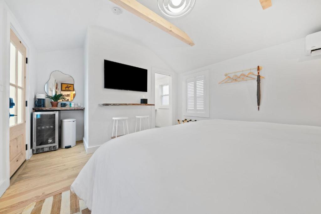 Kuchyň nebo kuchyňský kout v ubytování sisu, a boutique motel