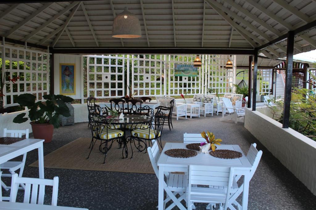 Restaurace v ubytování Sugarapple Bequia