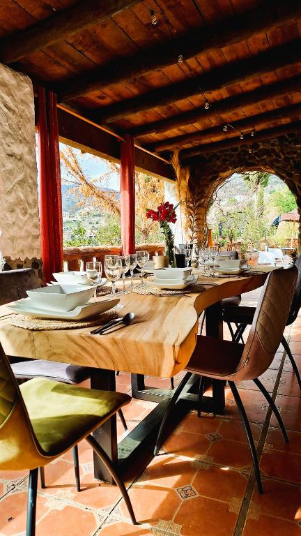 Restaurace v ubytování Finca Los Burros