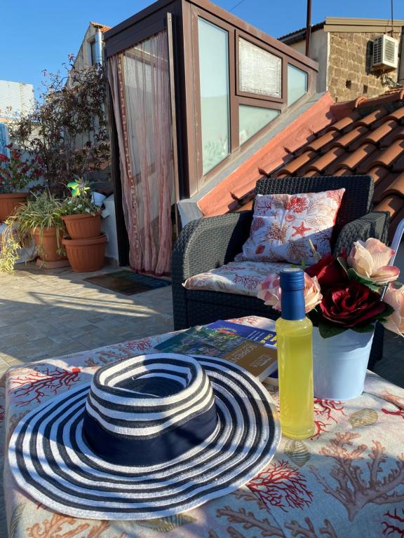 Balkón nebo terasa v ubytování B&B FRAI