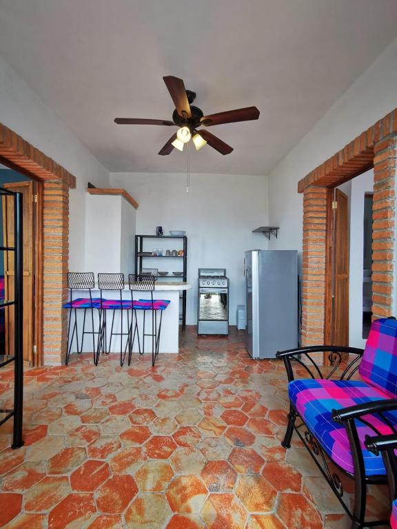 Kuchyň nebo kuchyňský kout v ubytování Casa Rey Sol Vallarta