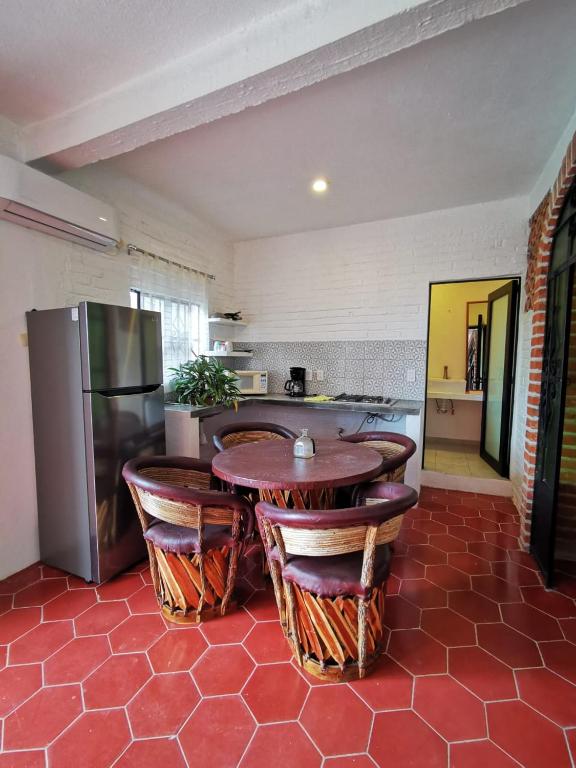 Kuchyň nebo kuchyňský kout v ubytování Casa Rey Sol Vallarta
