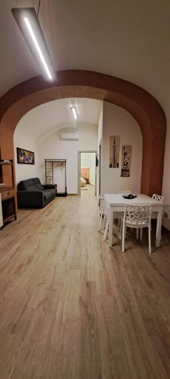 Posezení v ubytování B&B Dogana Appartamento