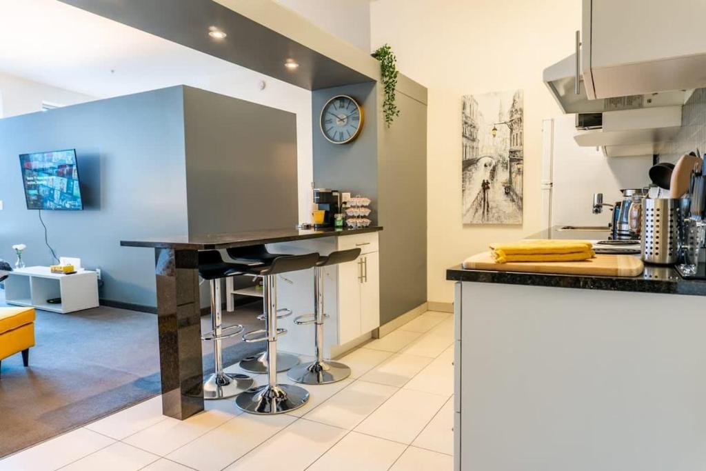 New Listing Luxurious Downtown Loft Heated Parking Rooftop Patio BBQ