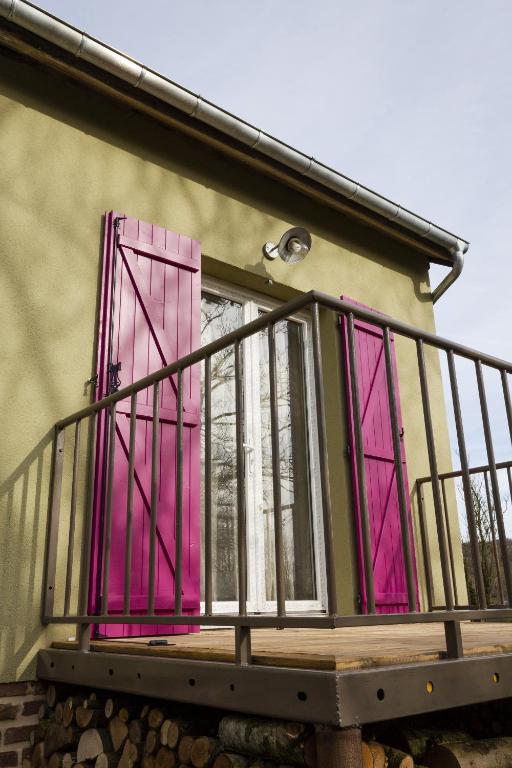 Balkón nebo terasa v ubytování Le Petit Jardin, Gîte en baie de Somme