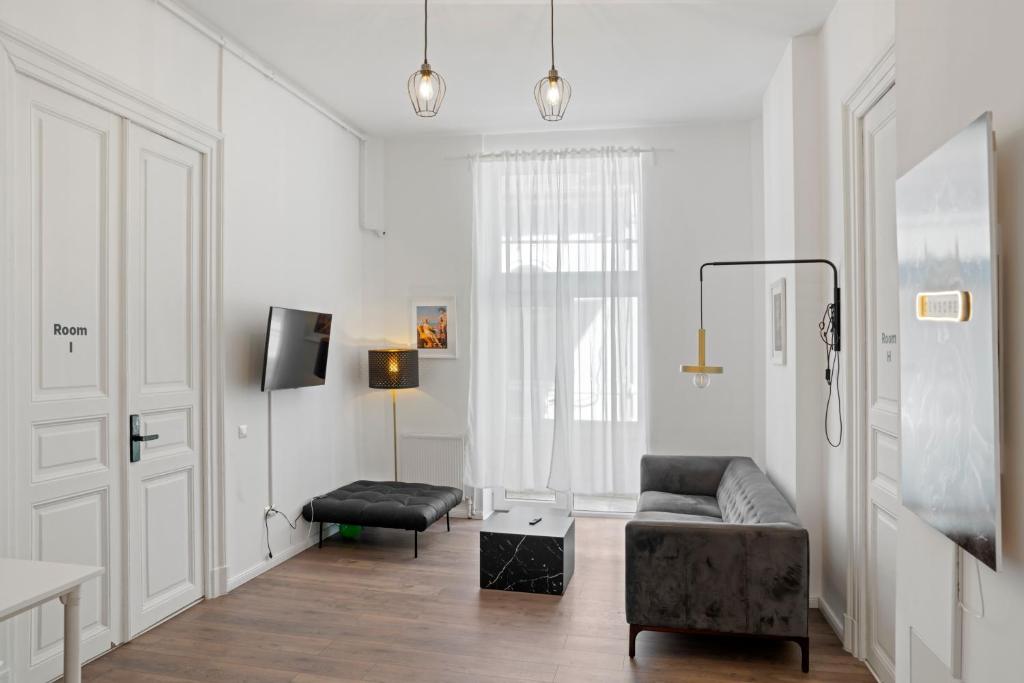 Posezení v ubytování Nest Boutique Hostel