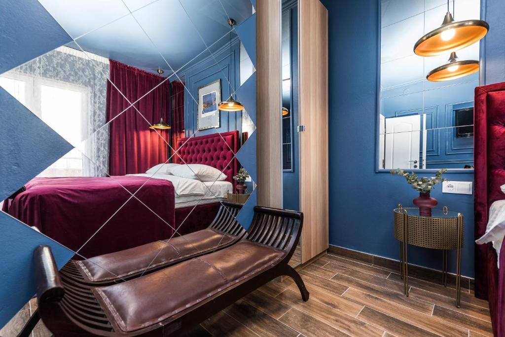 Voodi või voodid majutusasutuse Apartments Marant - free private parking toas