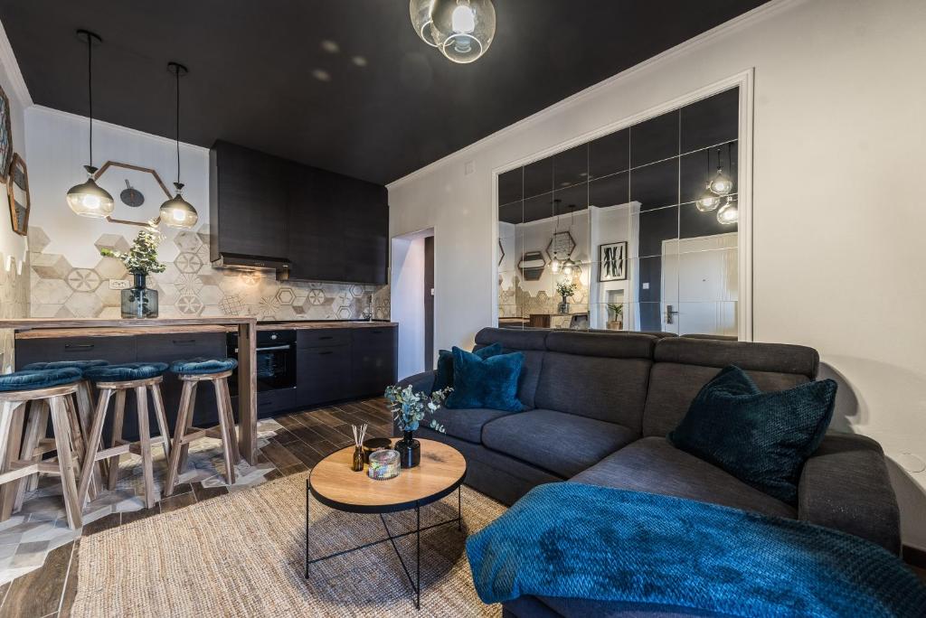 Istumisnurk majutusasutuses Apartments Marant - free private parking