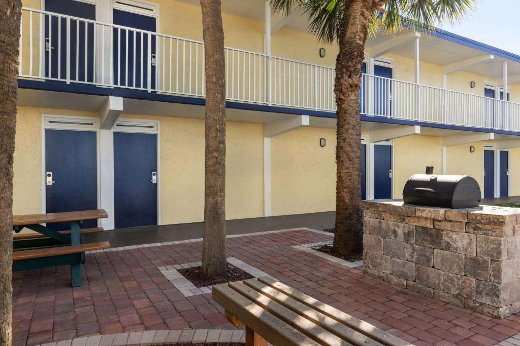 Das Gebäude in dem sich das Motel befindet