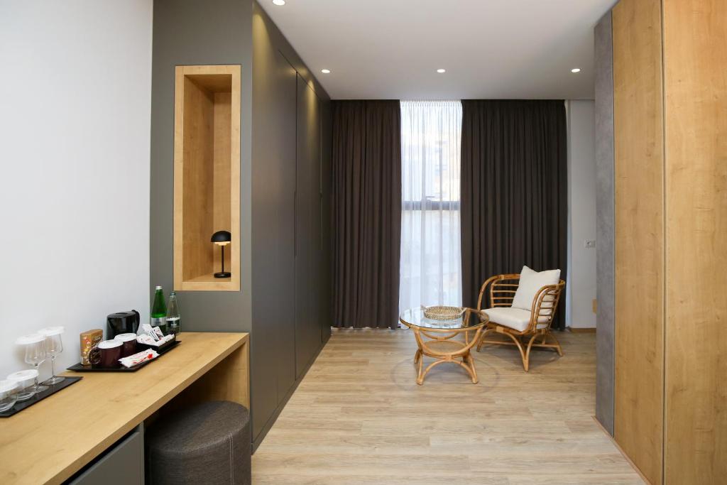 Ein Sitzbereich in der Unterkunft Oricon Coast Luxury Resort