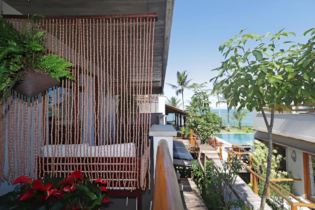 Balkón nebo terasa v ubytování Santa Aldeia Hotel