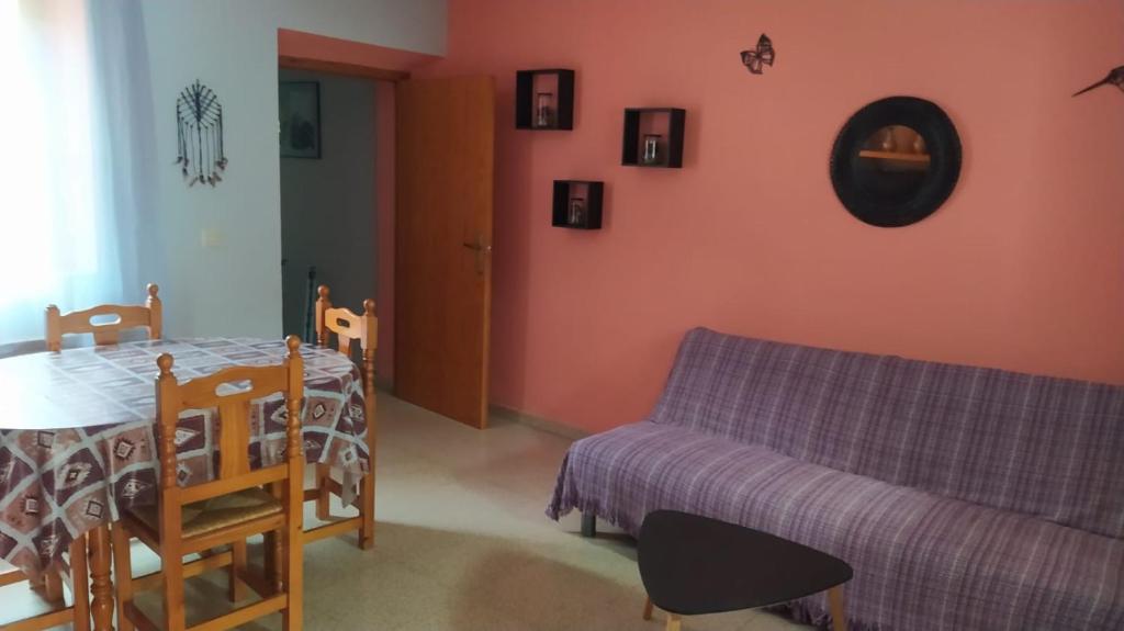 Posezení v ubytování Camping Castellote