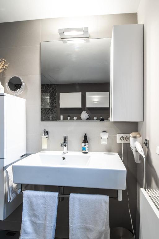 Kuchyň nebo kuchyňský kout v ubytování River house HRIB